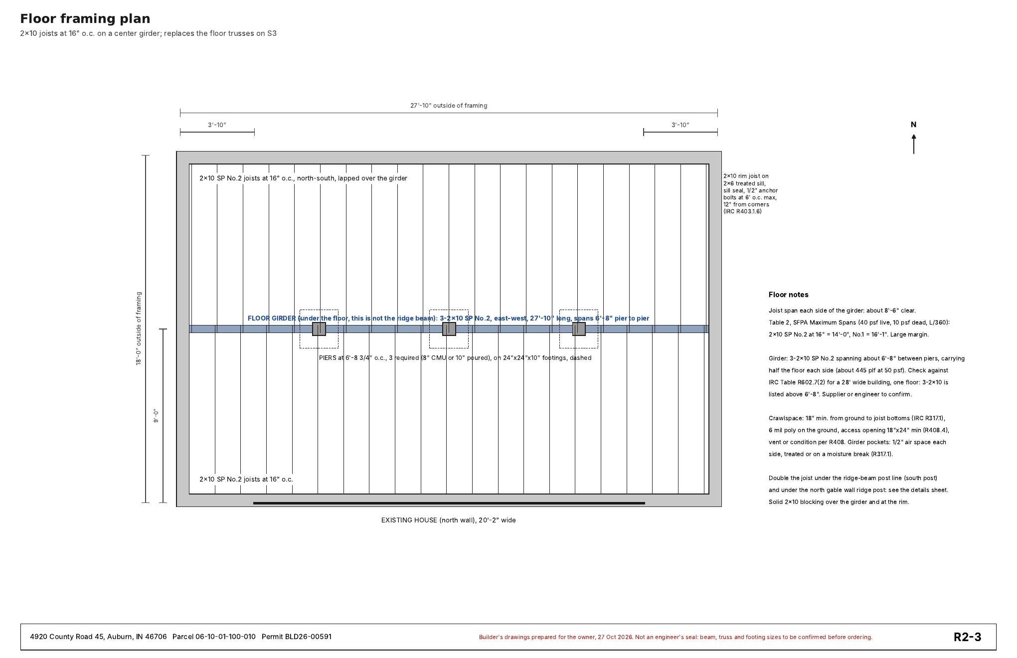 Roof Option 2 sheet 3