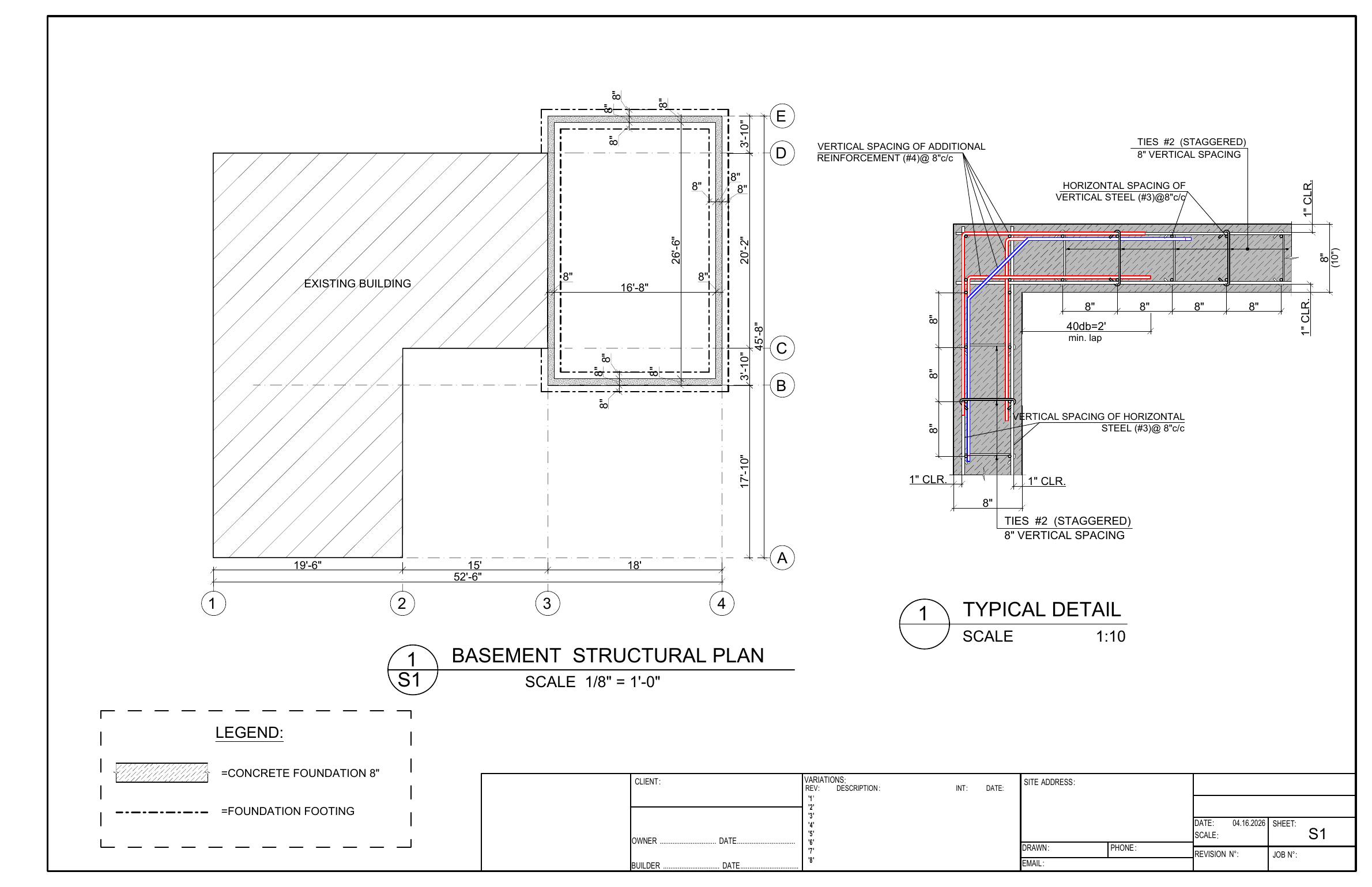 Structural sheet 1
