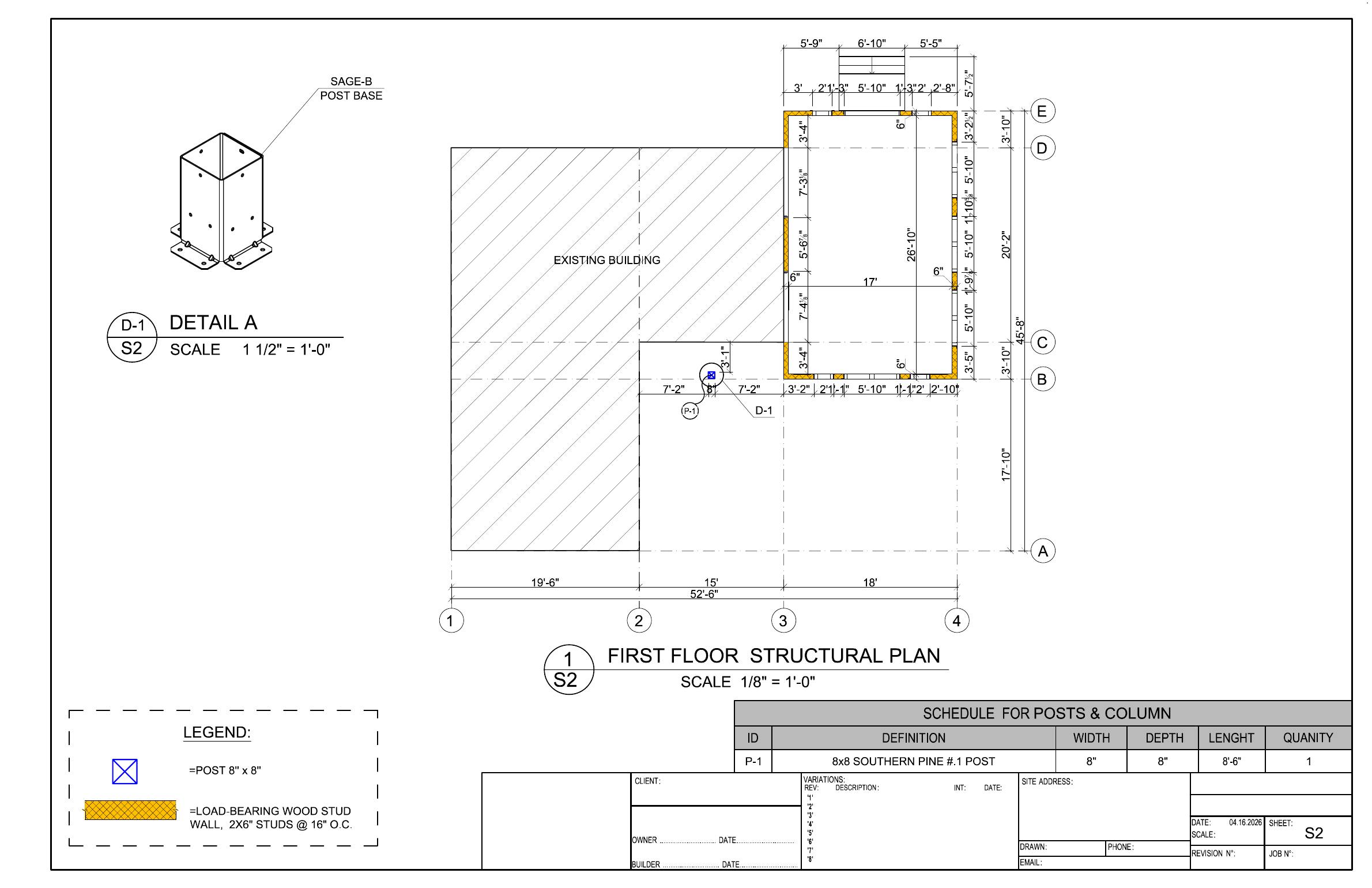 Structural sheet 2