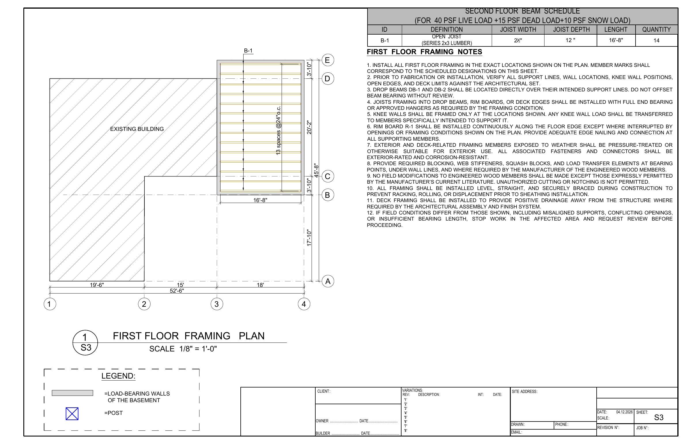 Structural sheet 3