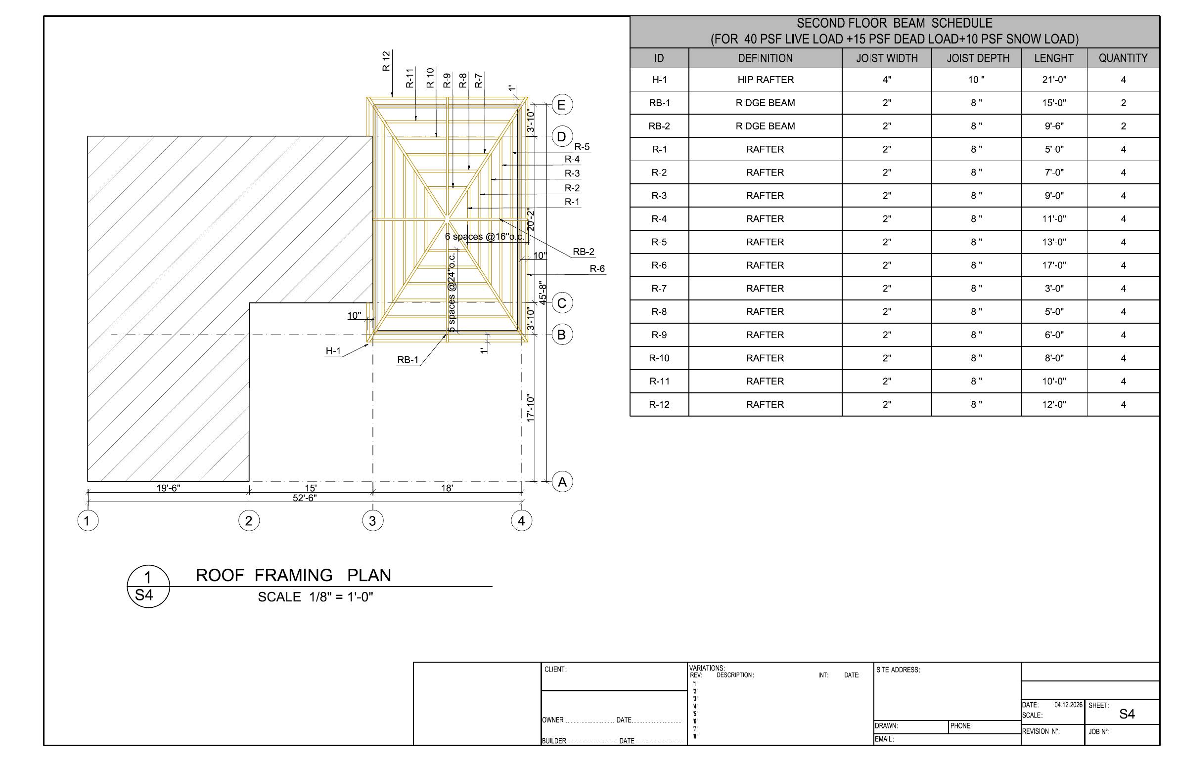 Structural sheet 4