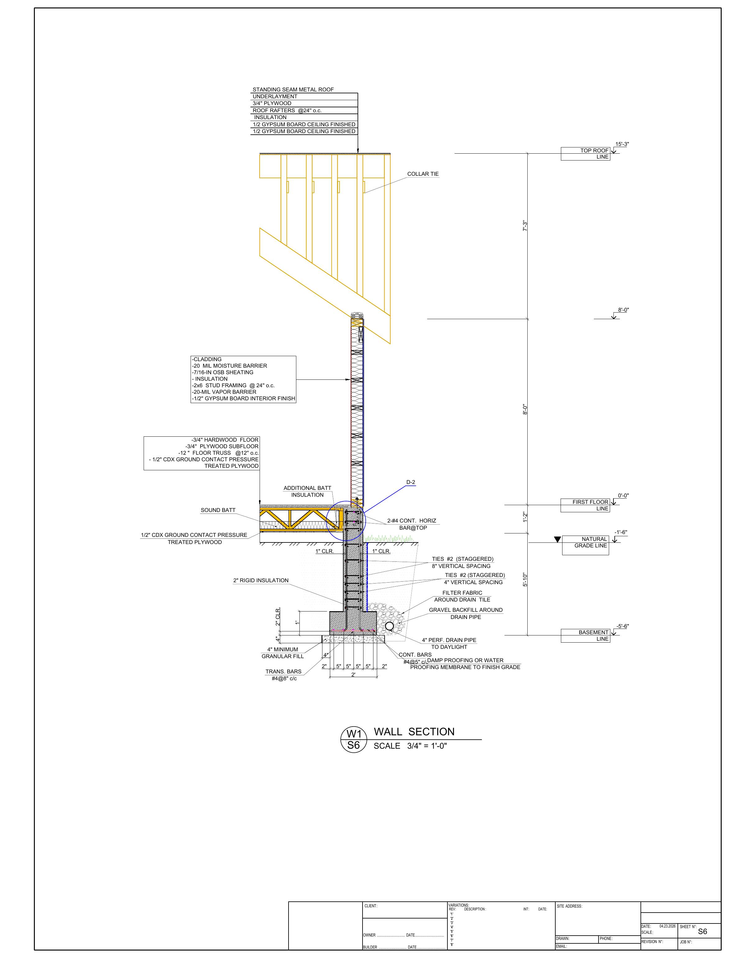 Structural sheet 6